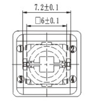 帶燈輕觸開關R2590/91結構圖